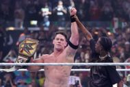 Travis Scott's cameo at WrestleMania 41 wasn't well-received (Image via Getty/Ethan Miller)